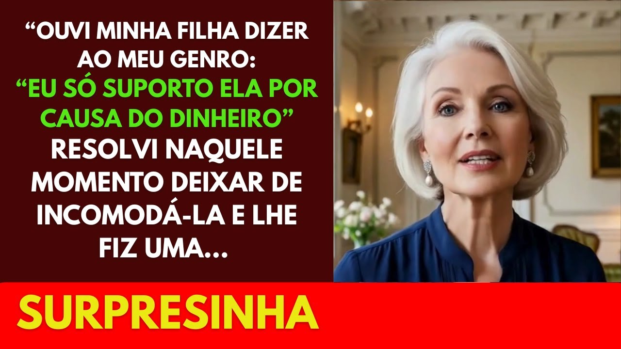 Minha Filha Disse Que Só Me Aguentava Por Causa do Dinheiro... Fiz Uma Surpresinha Pra Ela...