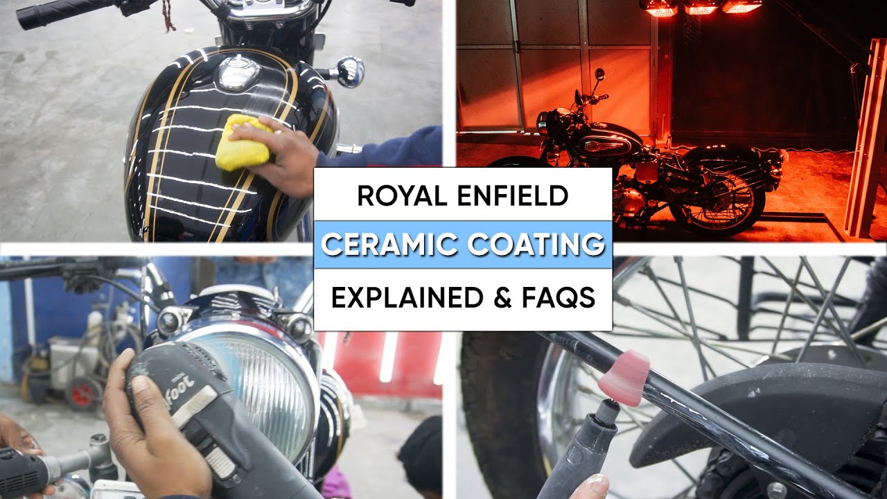 Royal Enfield Standard 350 Ceramic Coating for Bike in Delhi | How To Do | Detailing FAQs in Hindi