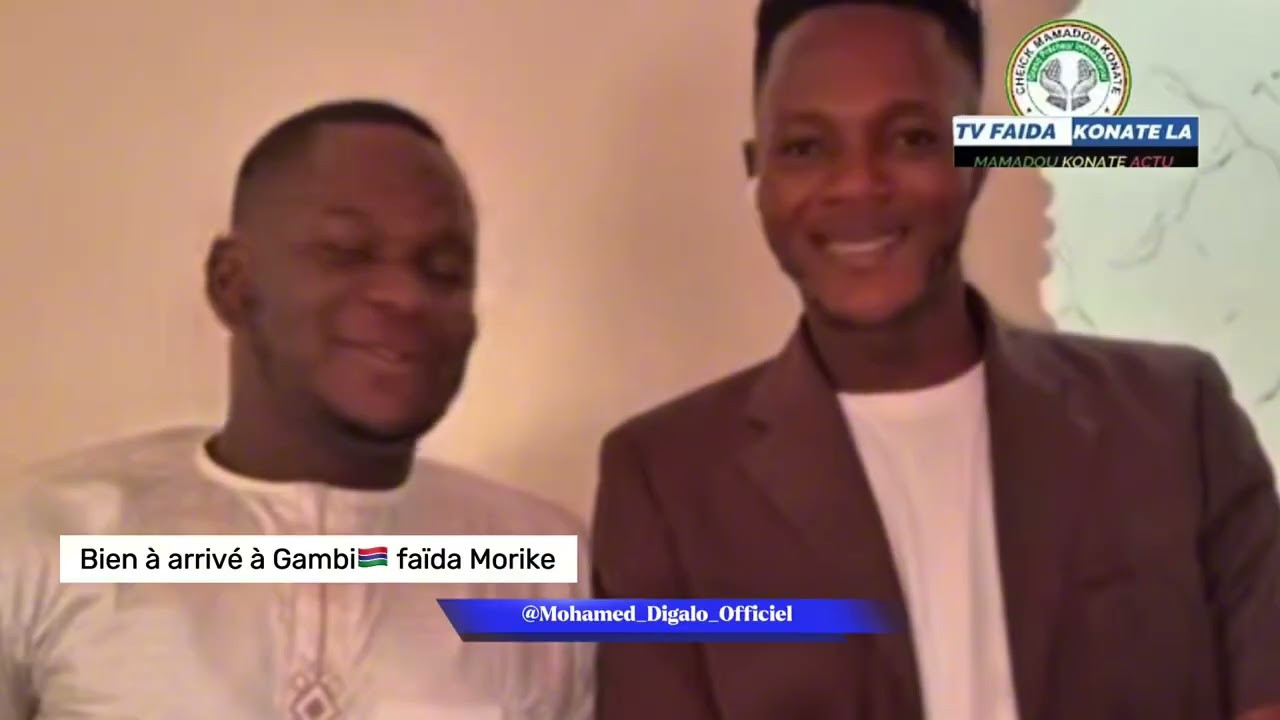Arrivée à Gambi cheikh Mamadou Konaté 
