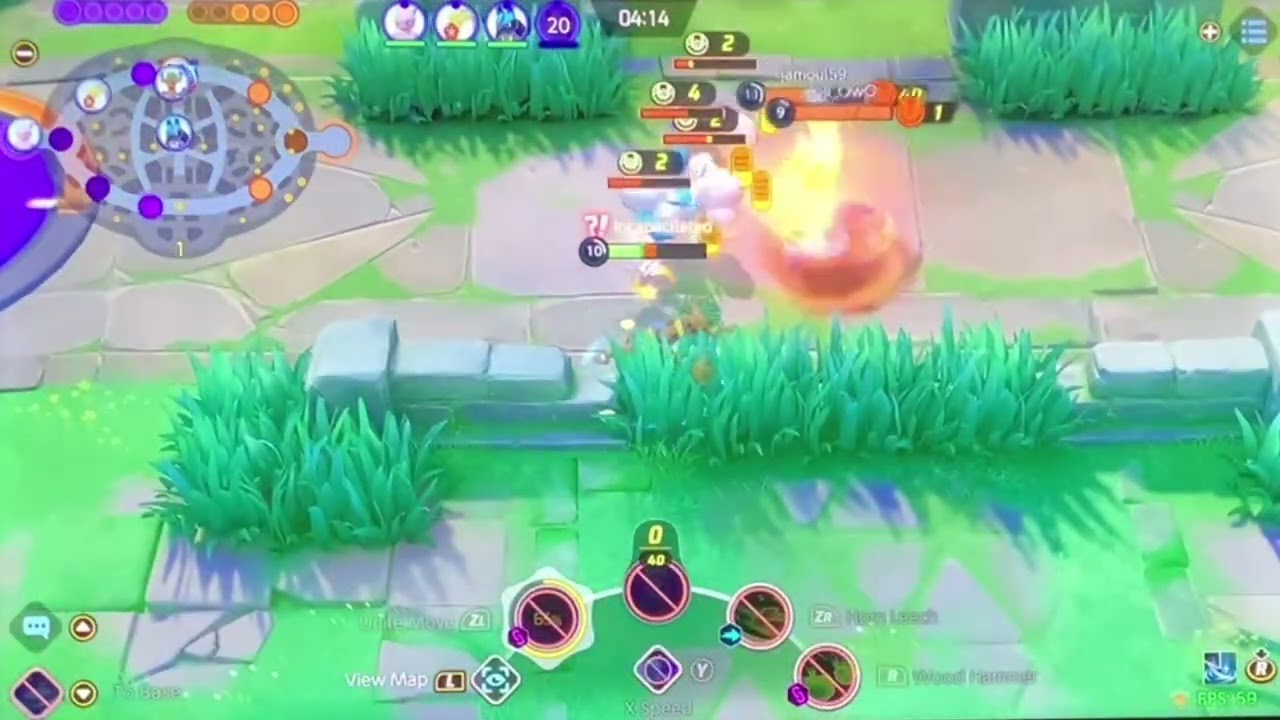 Pokémon Unite Master Rank (Wood Hammer/Horn Leech Trevenant)
