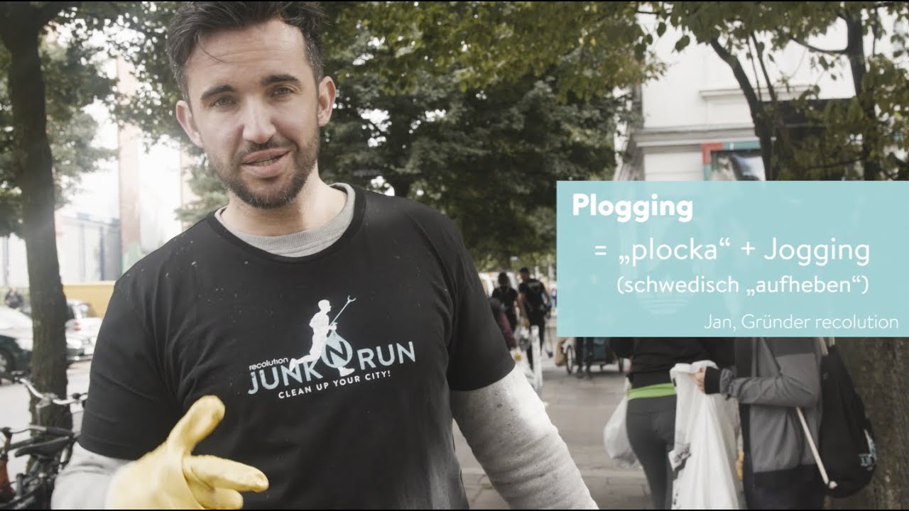 Plogging in Hamburg – recolution JUNK 'N' RUN