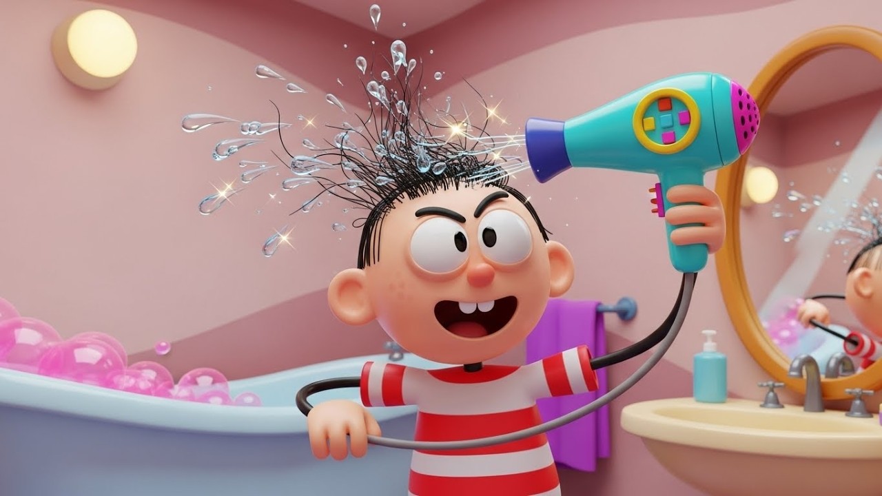 Bath Time Fun Song | Splashy Kids Song for Toddlers | Clean & Play Nursery Rhyme
