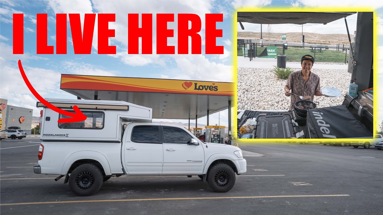 ПЕРВАЯ НОЧЬ ОДИНОЧНОЙ ЖИЗНИ в моем автокемпере (Парковка Любви)