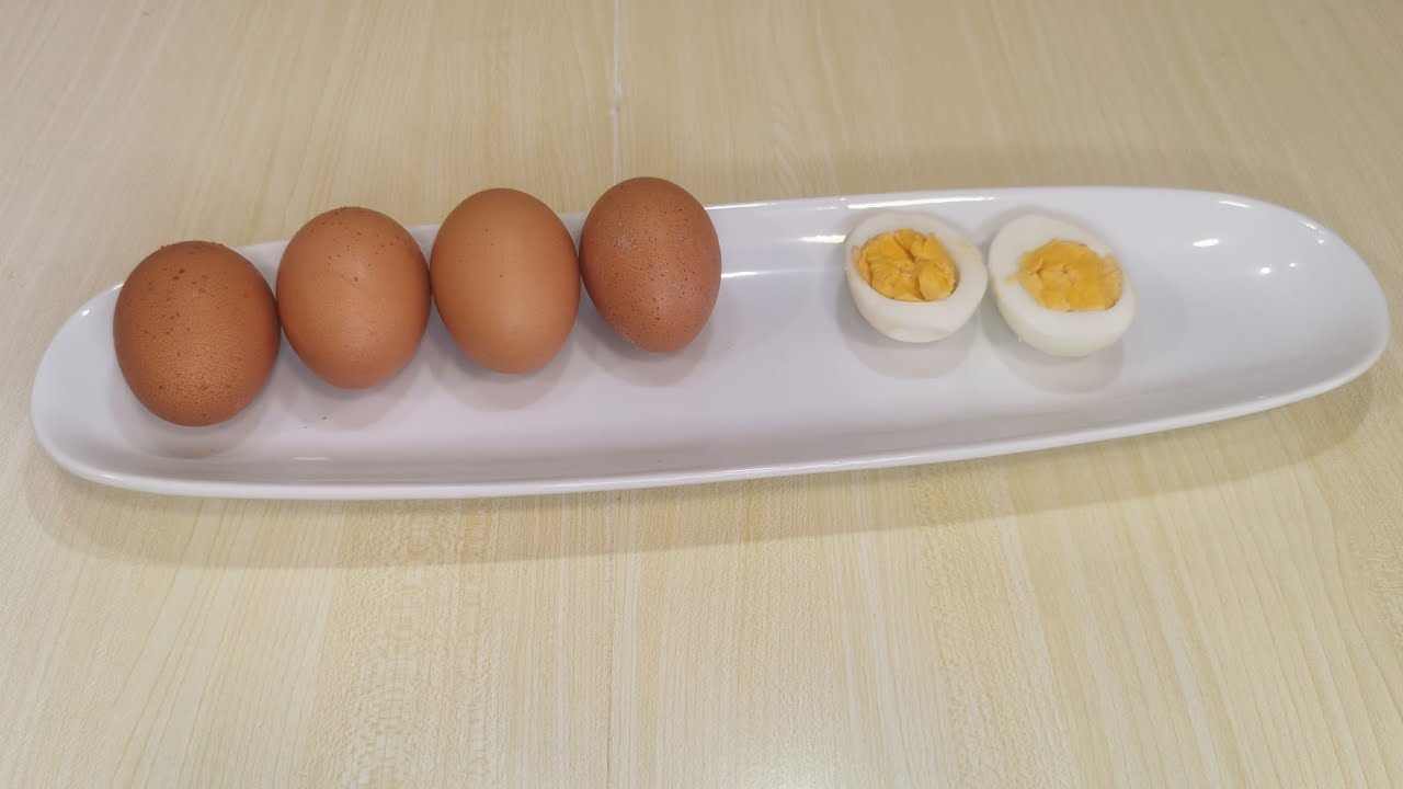 Huevos duros en Freidora de aire