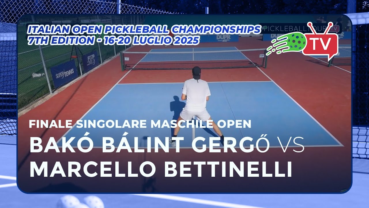 DUPR Italian Open Pickleball Championships 2025 - Finale SM Open