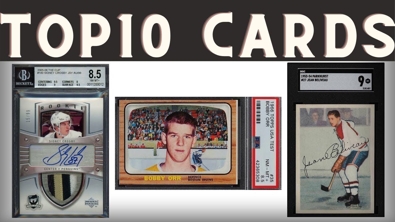 NHL Top 10 Expensive Hockey cards