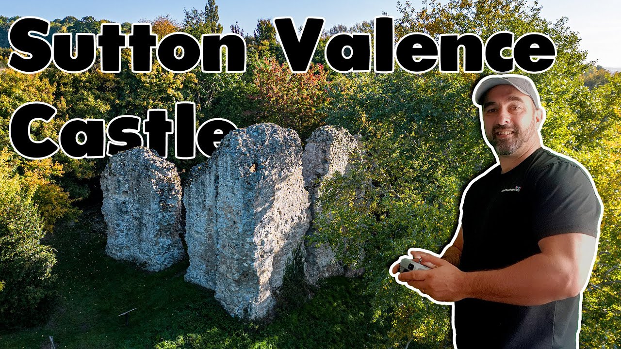 DJI Mini 3 Pro Cinematic Views and Vlog -  Sutton Valence Castle - 12th Century Norman Keep in Kent