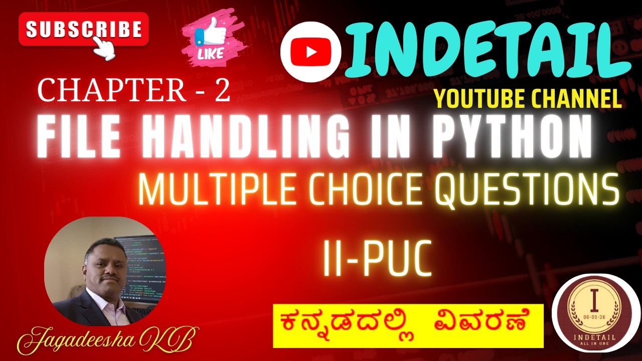 CHAPTER - 2: FILE HANDLING IN PYTHON (MCQS)