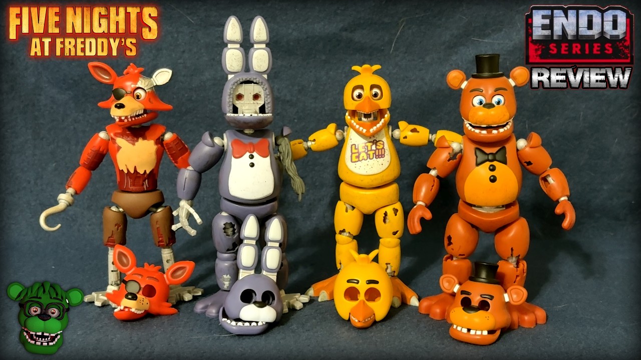 FNaF Jazwares Endo Series Classics/Withereds REVIEW!