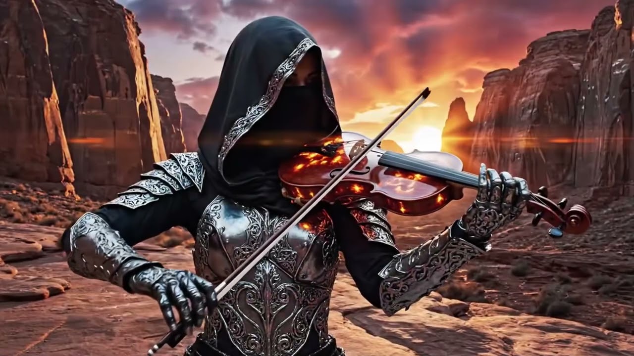 Virtuoso's Edge: Fiery Electric Violin Dominates Metal Riffs - Violin Metal Sounds