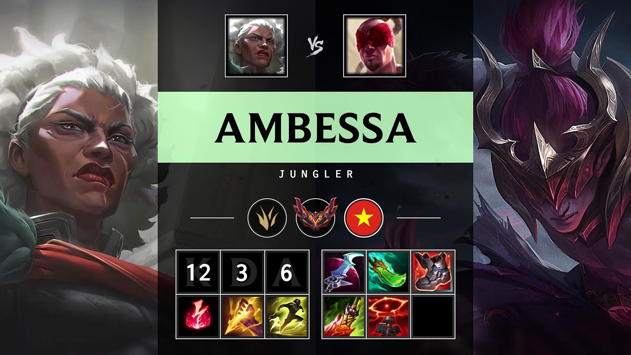 Ambessa Jungle vs Lee Sin - VN Grandmaster Patch 25.20