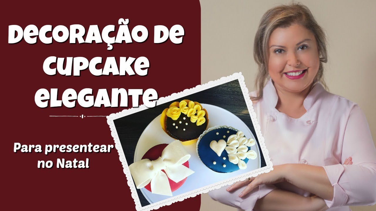 Decoração de Cupcake com Modelagens em Pasta Americana