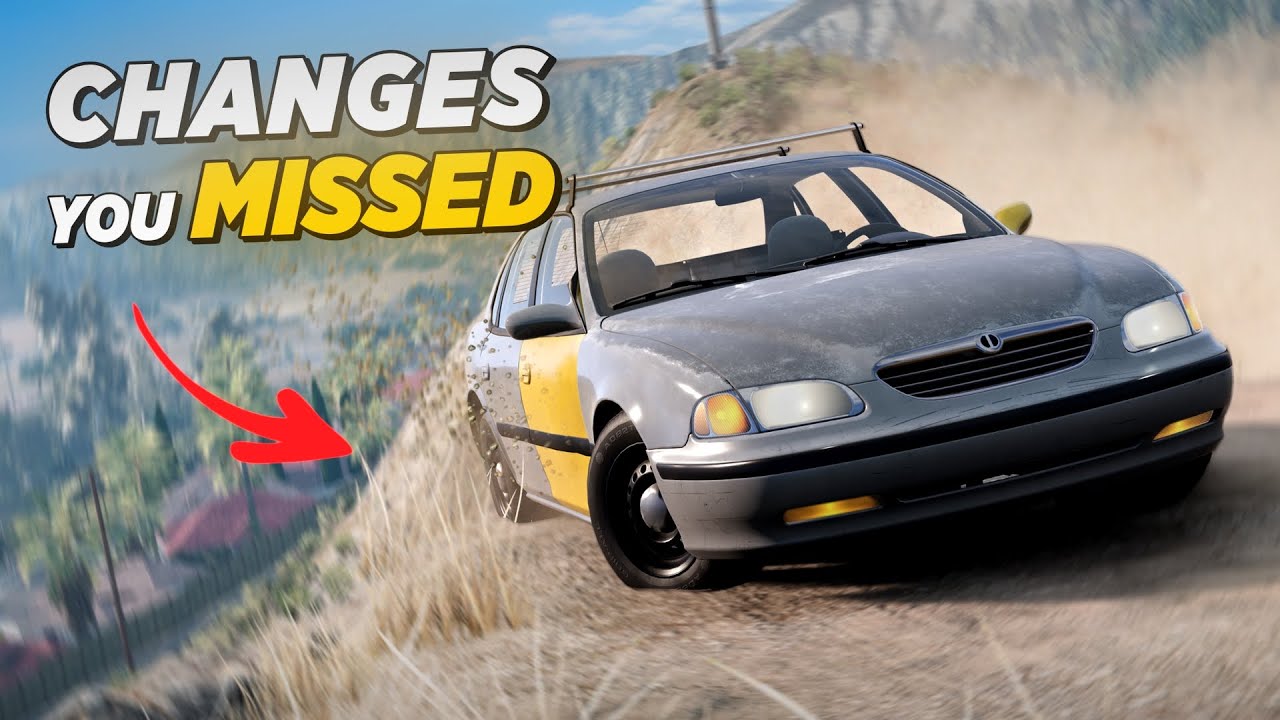 Updated Career Mod, Better Performance, New sounds & More - BeamNG 0.33
