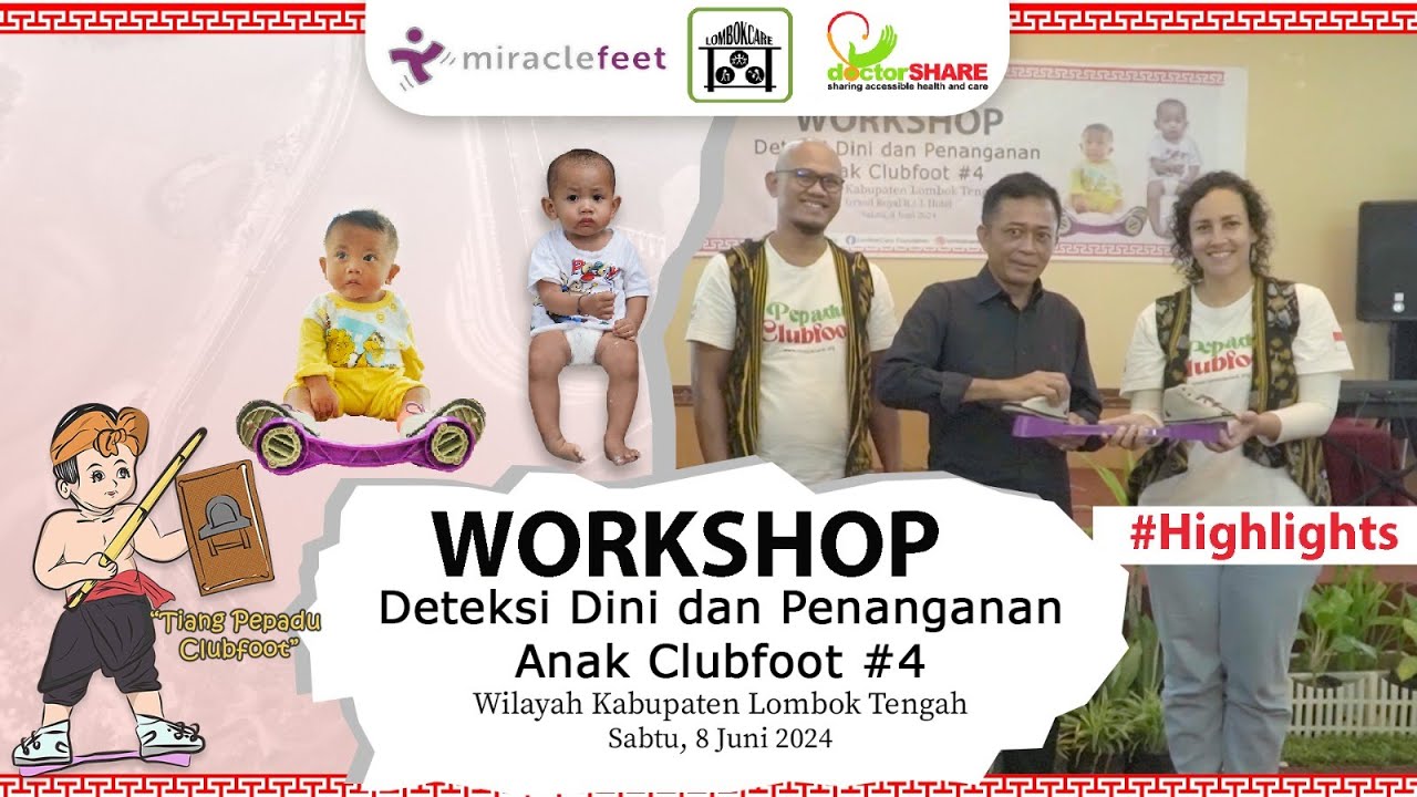 Workshop Clubfoot #4 di Lombok Tengah