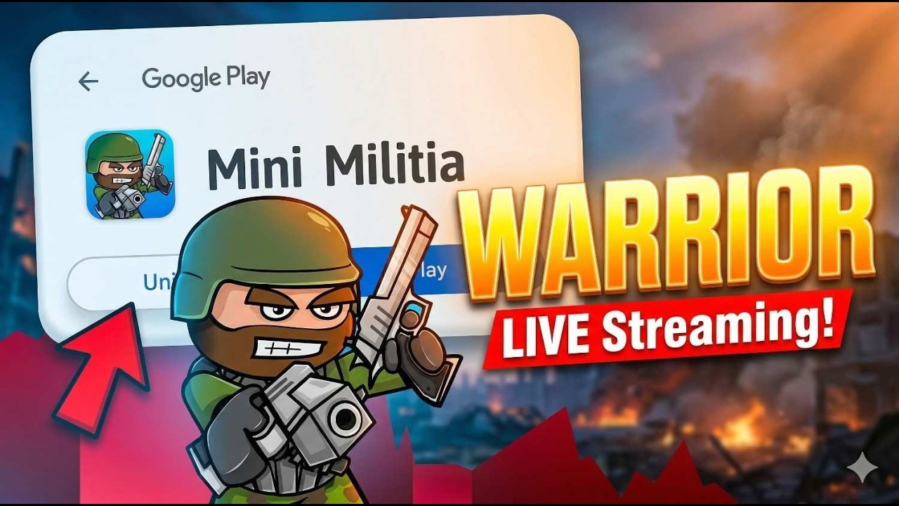 Mini Militia മലയാളം | Emulator PC  Gameplay  | WARRIOR LIVE