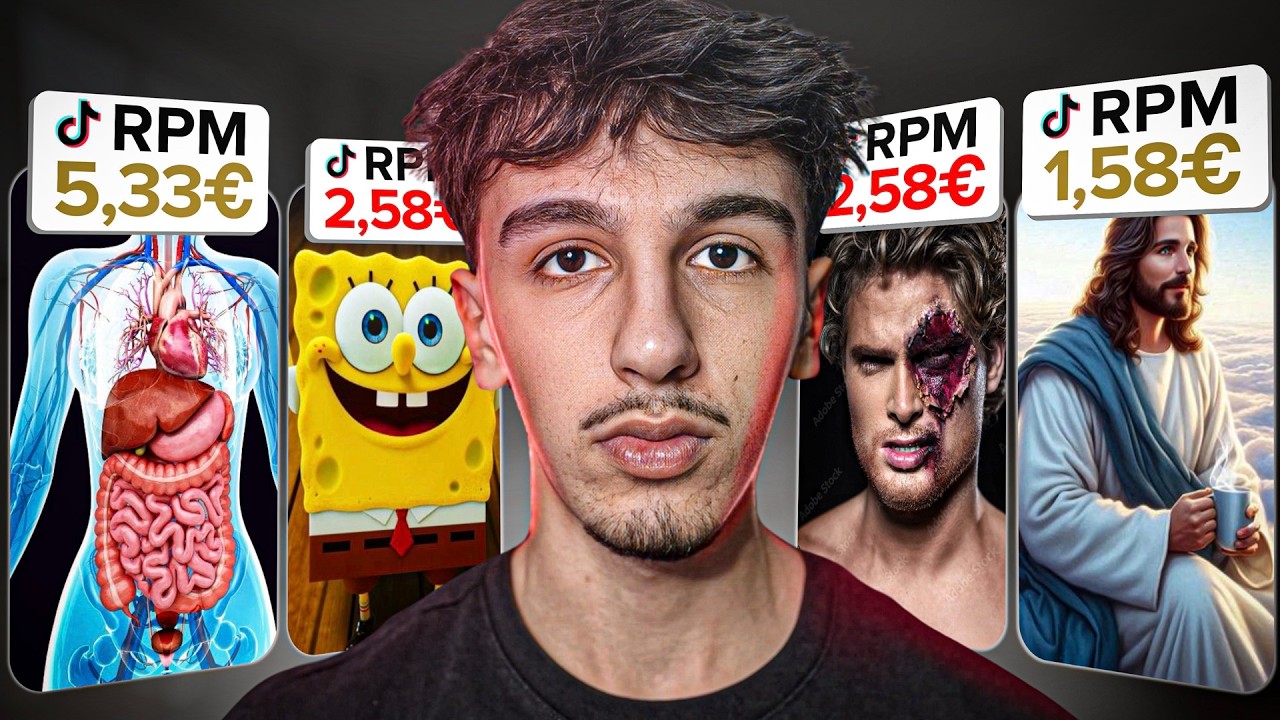 Ich habe eine Woche lang JEDE Tiktok Nische ausprobiert (10 hohe RPM Nischen)