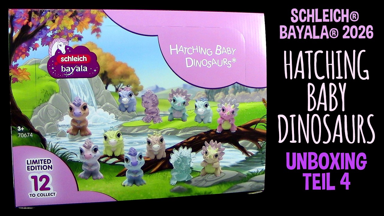 Schleich ® Bayala ® Schlüpfende Baby Dinos / Hatching Baby Dinosaurs - Teil 4 - 12 Dinos Unboxing