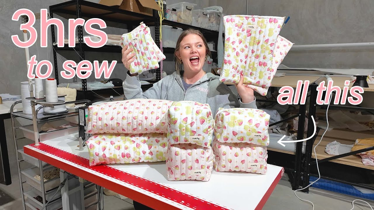 I Wasn’t Ready for This... 😳 Early Fabric Reveal + Sample Sewing! 🍓
