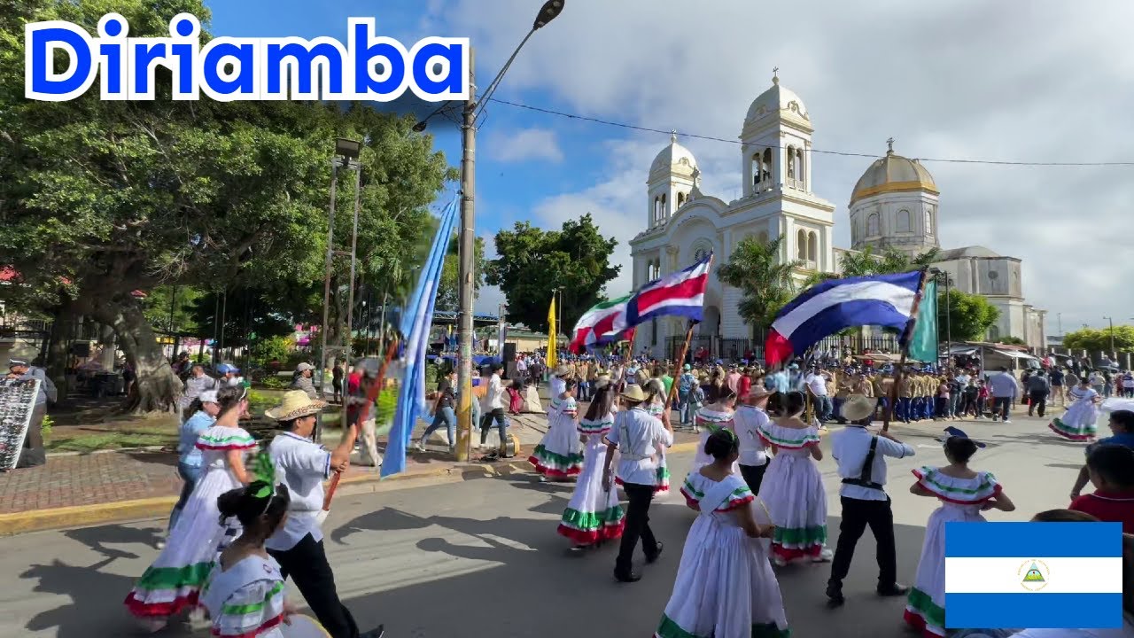Desfile Patrio Diriamba NICARAGUA irl