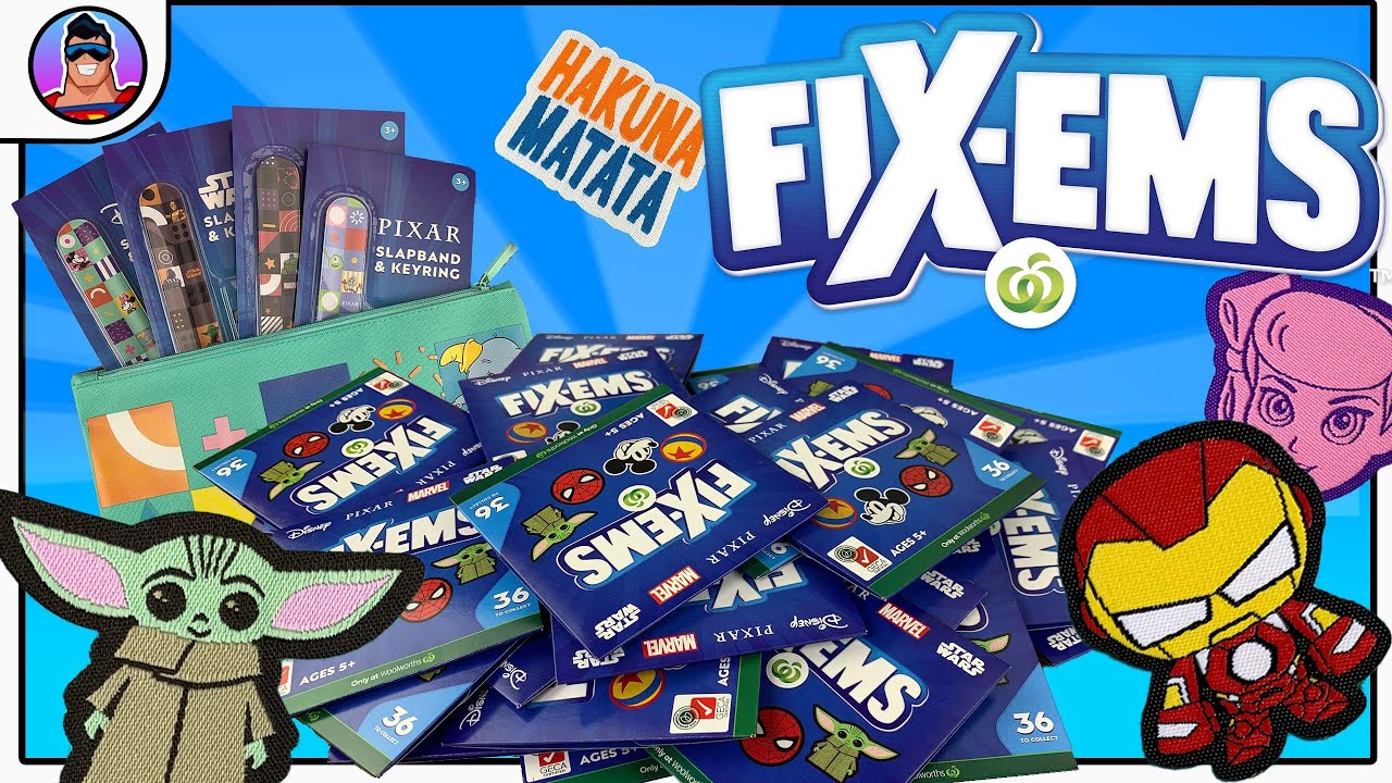 Woolworths Fix-Ems  |  Pack Opening, Merch Review & Buying Tips!