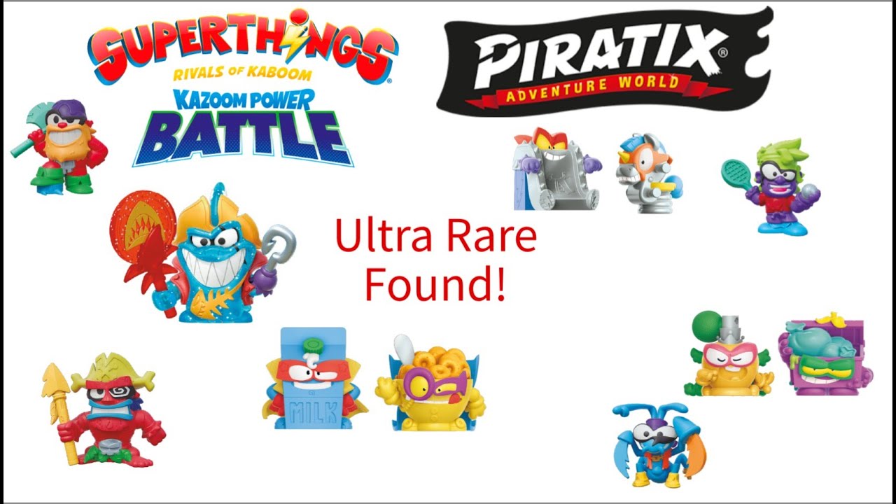 Mini SuperThings Kazoom Power Battle & Piratix Unboxing
