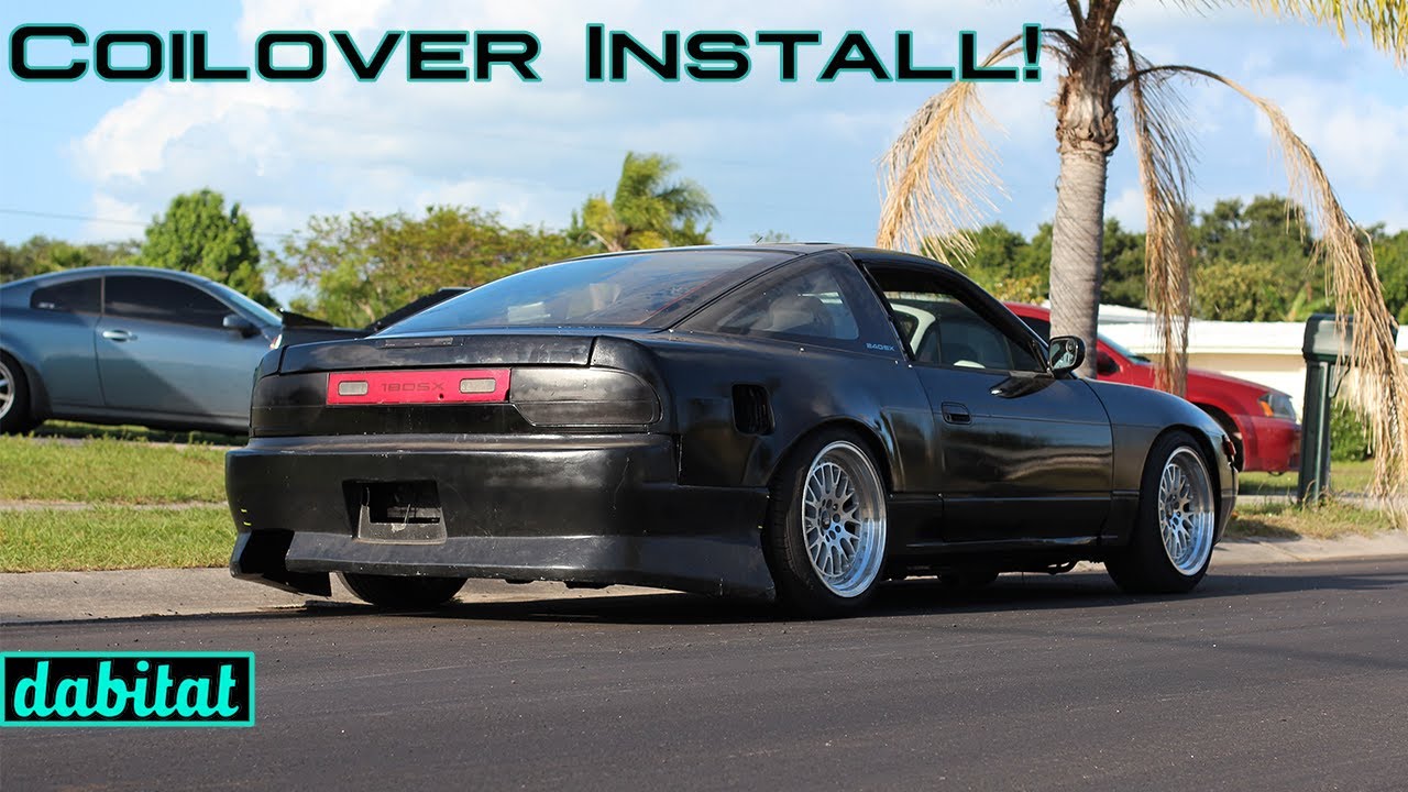 Installing Coilover's & test driving the S13 COUPE!