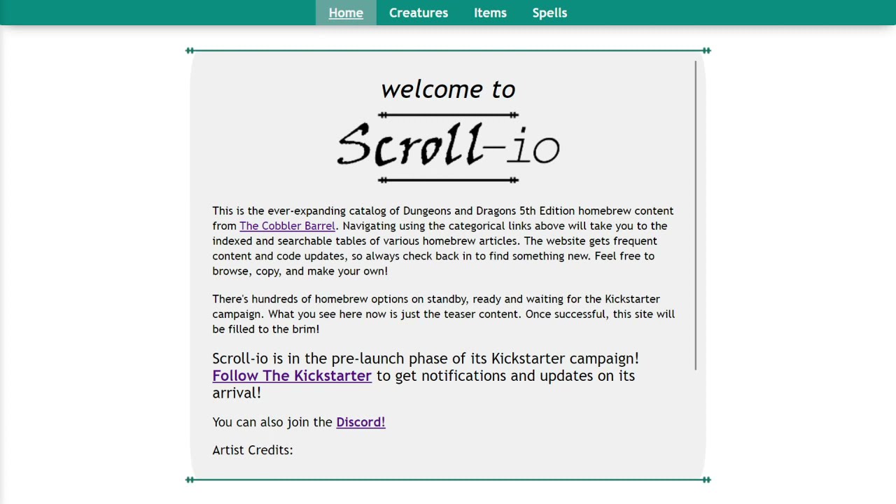 Scroll-io Prelaunch Walkthrough