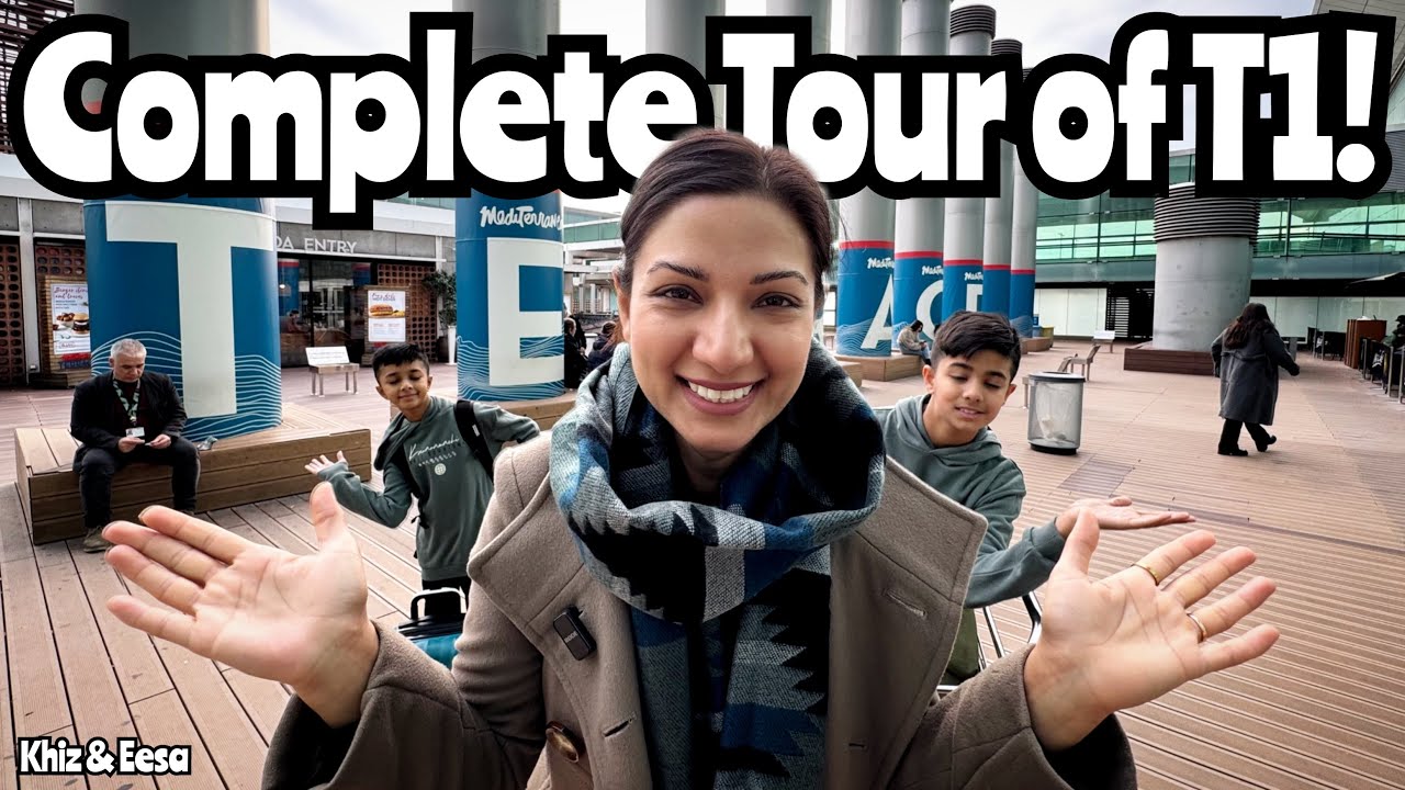 Full Tour of Barcelona-El Prat International Airport T1 