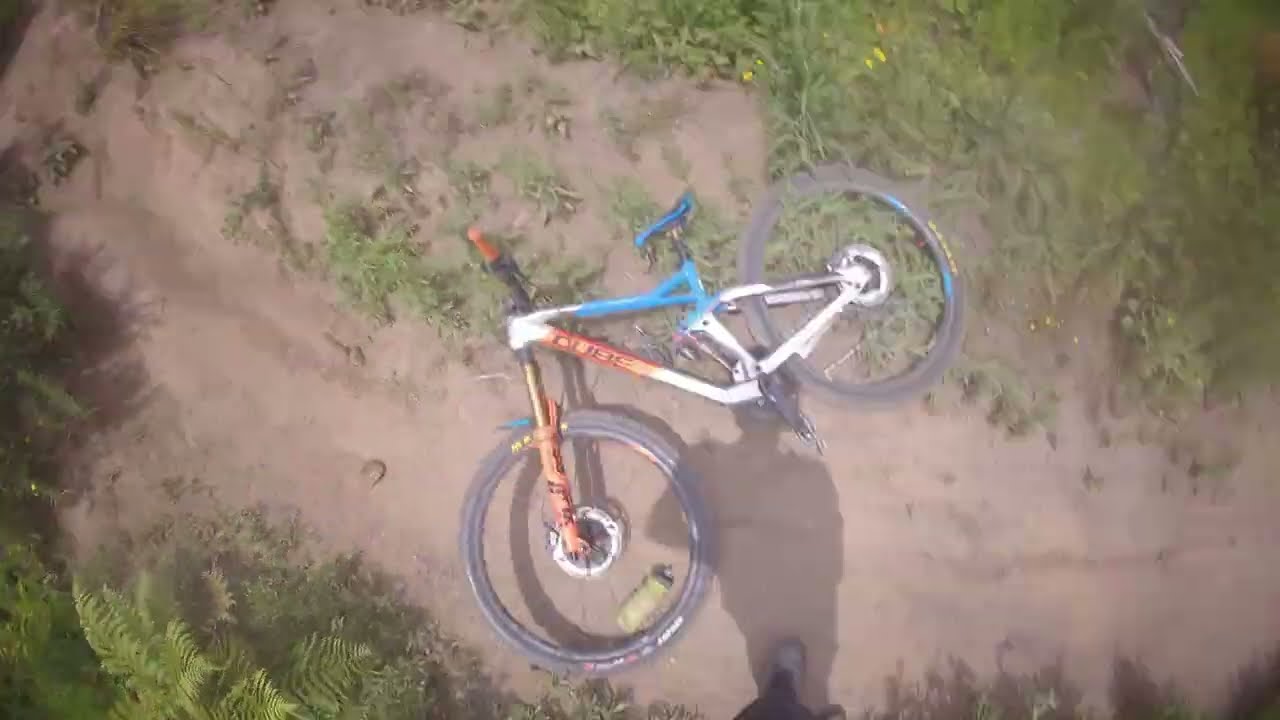 Redwoods ridding plus crash⚠️