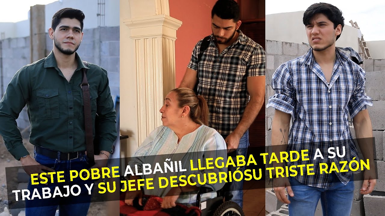 Este pobre albañil llegaba tarde a su trabajo y su jefe descubrió su triste razón.