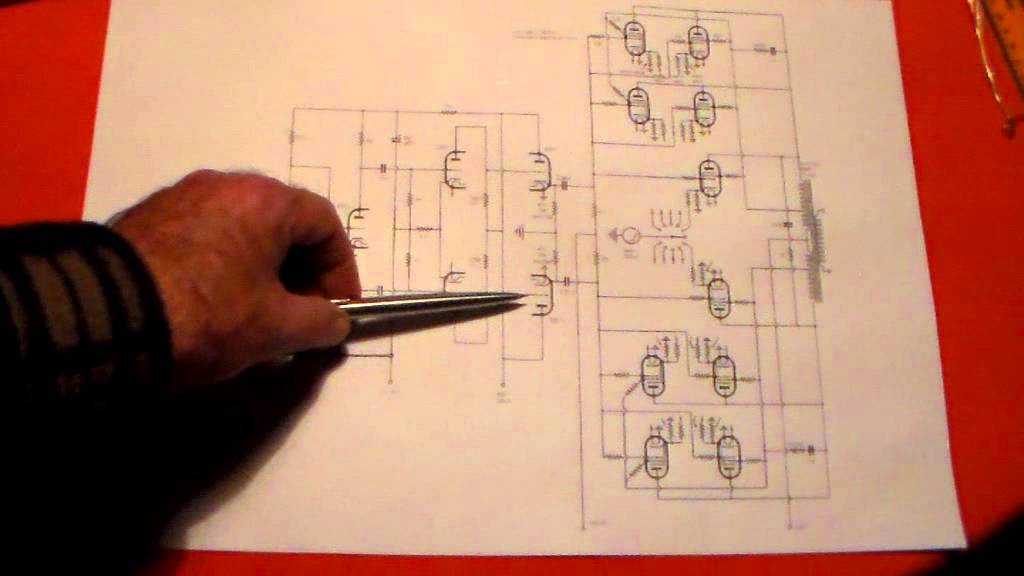 A Look At A 500W Valve (tube) Audio Amplifier Schematic.