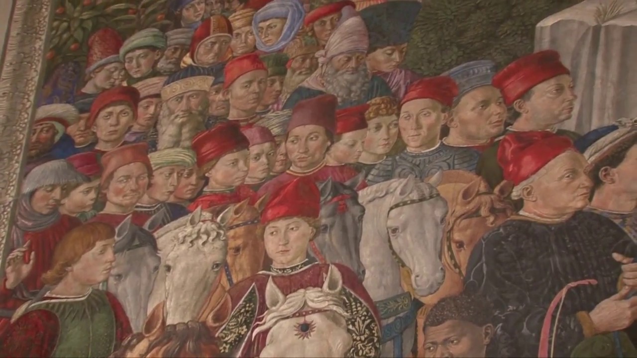 The Cavalcade of the Magi - Cappella dei Magi in Palazzo Medici Riccardi a Firenze