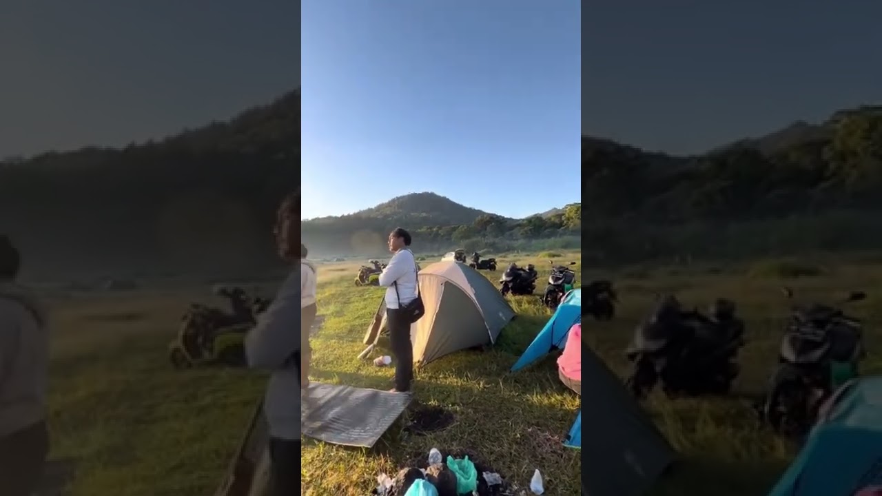 CAMPING DI BALI || DENGAN LOW BUTGET ❤️&zwj;🔥🙌 #shorts