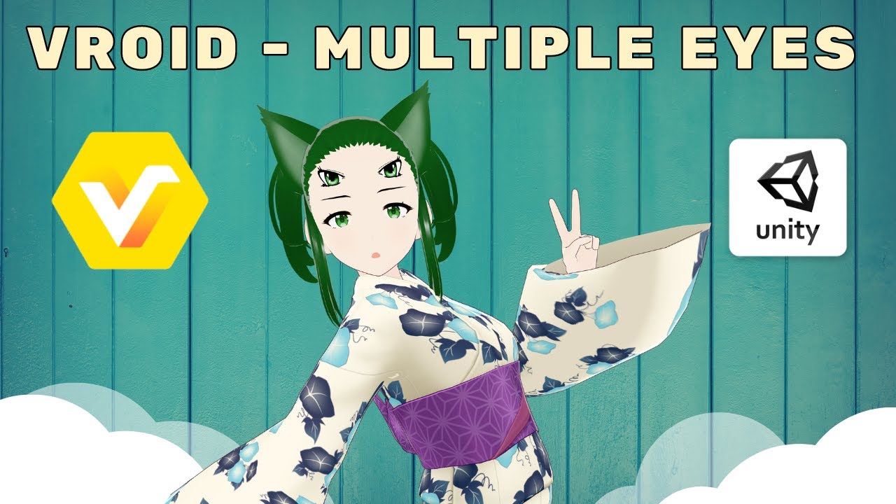 VroidStudio Unity -  How to make Multiple Eyes