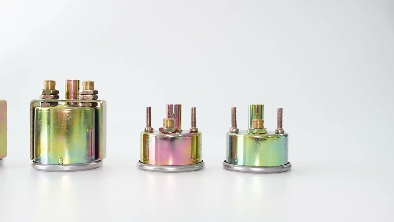 Mechanical pointer pressure gauge