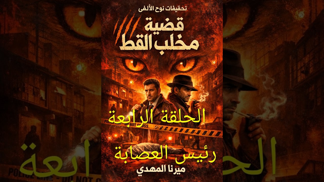 الحلقة الرابعة من رواية قضية مخلب القط مسموعة ⚡ رئيس العصابة ⚡💥💥💥💥