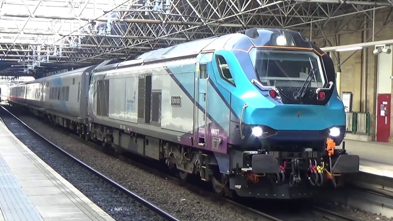 TPE Class 68 departing Manchester Victoria - 14/09/2019