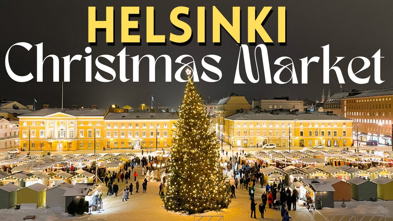 HELSINKI CHRISTMAS MARKET 2023 |  TUOMAAN MARKKINAT |  FINLAND MAGICAL CHRISTMAS |  WALKING TOUR