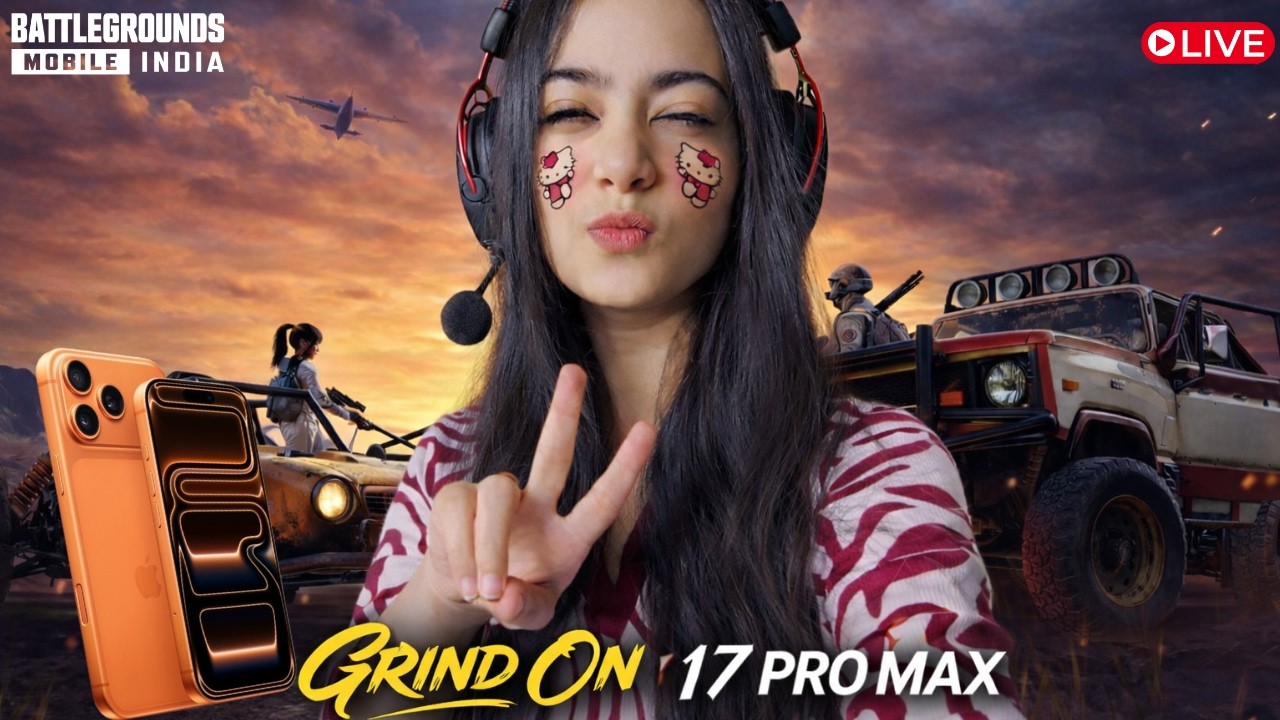 🔴LIVE BGMI GRIND ON IPHONE 17 PRO MAX🔥M249 + 6X QUEEN ANNY😎#bgmilive #shorts #lolz #pubgm