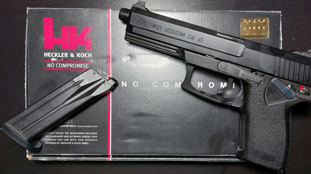 Umarex (KWA) SOCOM MK23: showcase of an engineering masterpiece.