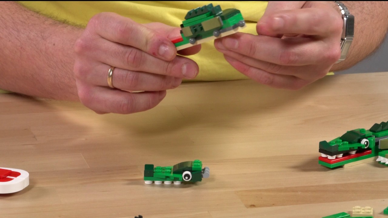 LEGO® Creator - Give your crocodile moving head and limbs