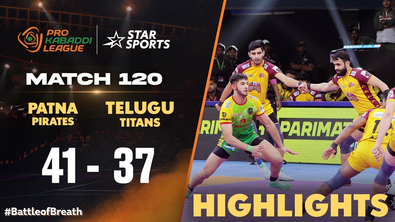 Telugu Titans-ஐ வீழ்த்தி Playoff-கு உள்ள போறாங்க Patna Pirates | PKL  Highlights| #ProKabaddiOnStar