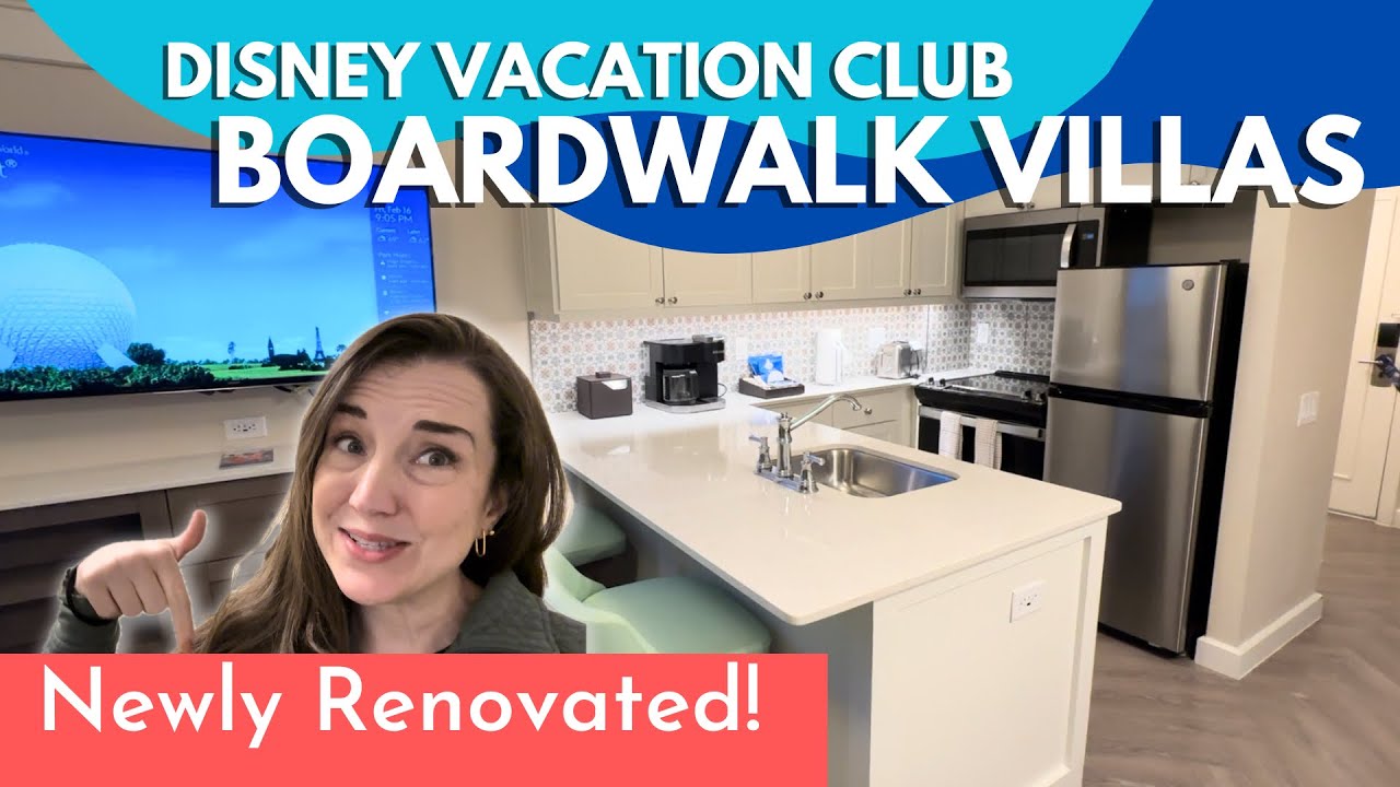 All Details of Newly Renovated Disney's Boardwalk DVC - 2 BR Garden View Lock-off Villa Room Tour