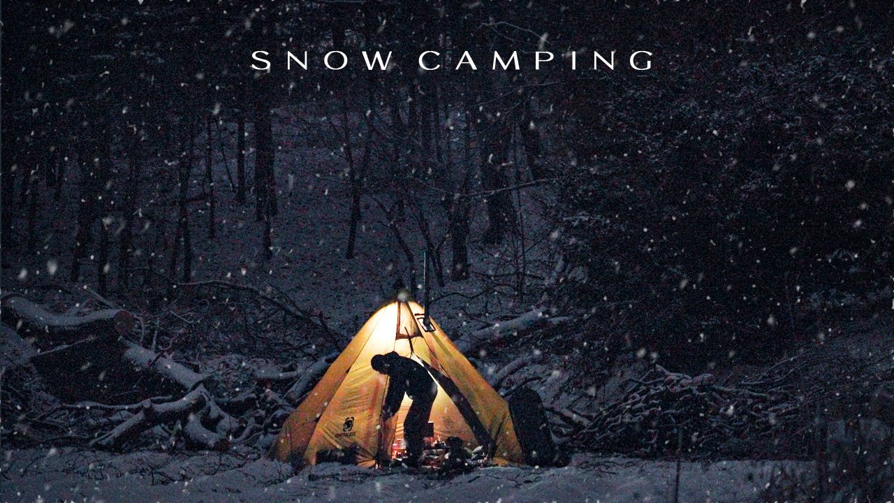 ☃온세상이 하얗게 변해버린날 ❄ 원티그리스 티피텐트와 혹한기 낭만캠핑🏕