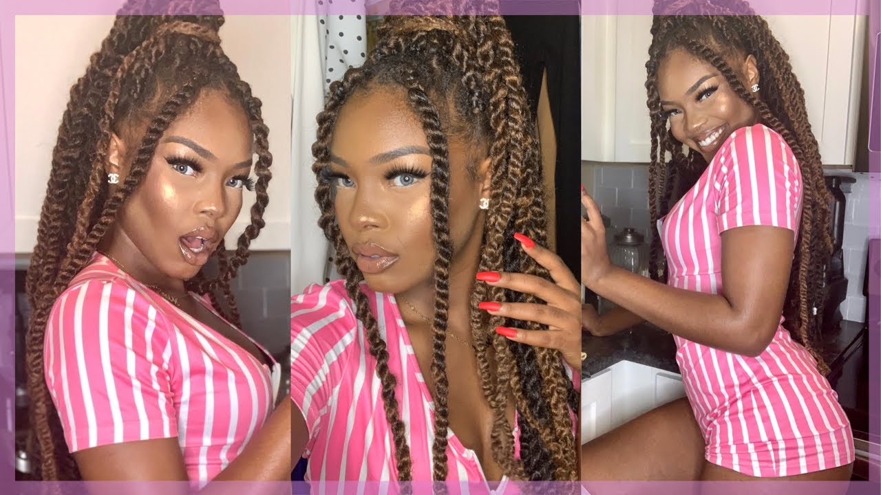 JUMBO LONG MARLEY TWISTS   ♡ ♡  $50 Protective Style