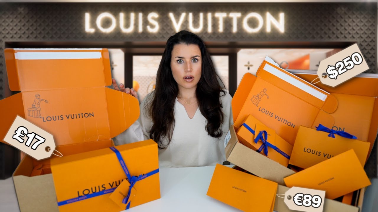 I bought the CHEAPEST item from each catagory on LOUIS VUITTON!