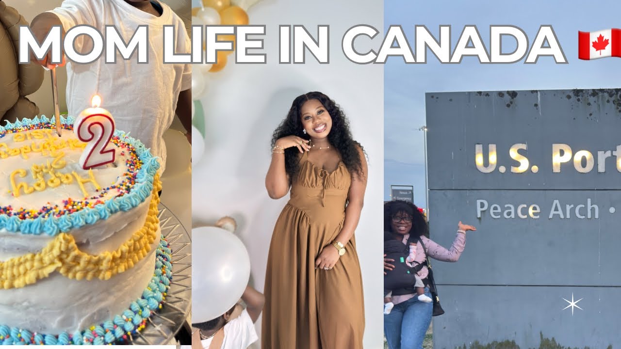Mom Life in Canada | She flew from England to surprise my husband | Our son turned 2 🎂 