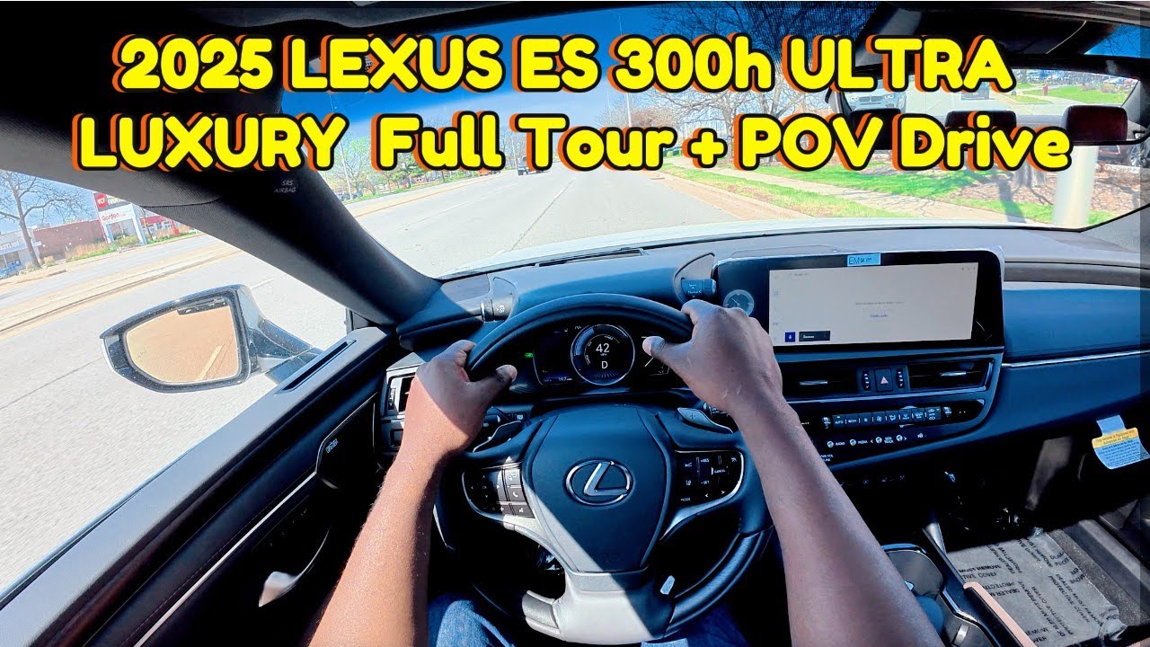 2025 Lexus ES 300h Ultra Luxury - Exterior, Interior & POV Test Drive (Binaural Audio)