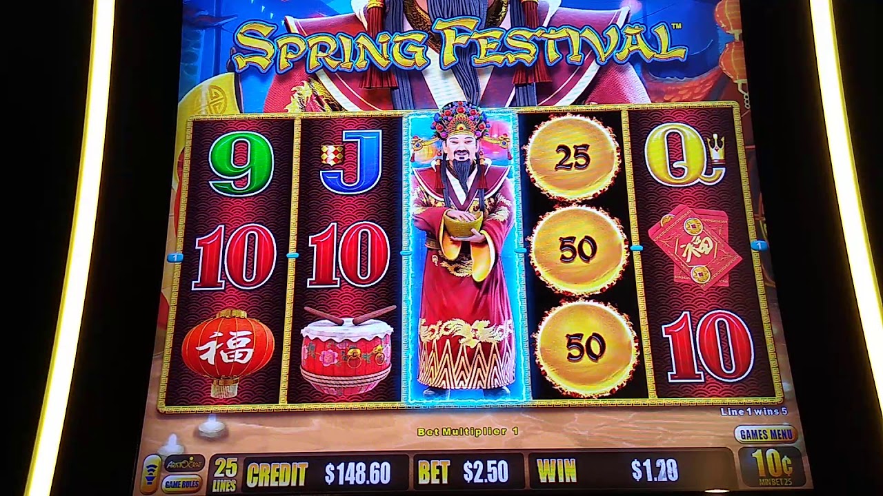 LoneWulfRick # 439 - SPRING FESTIVAL DRAGON LINK SLOT MACHINE - NICE SESSION