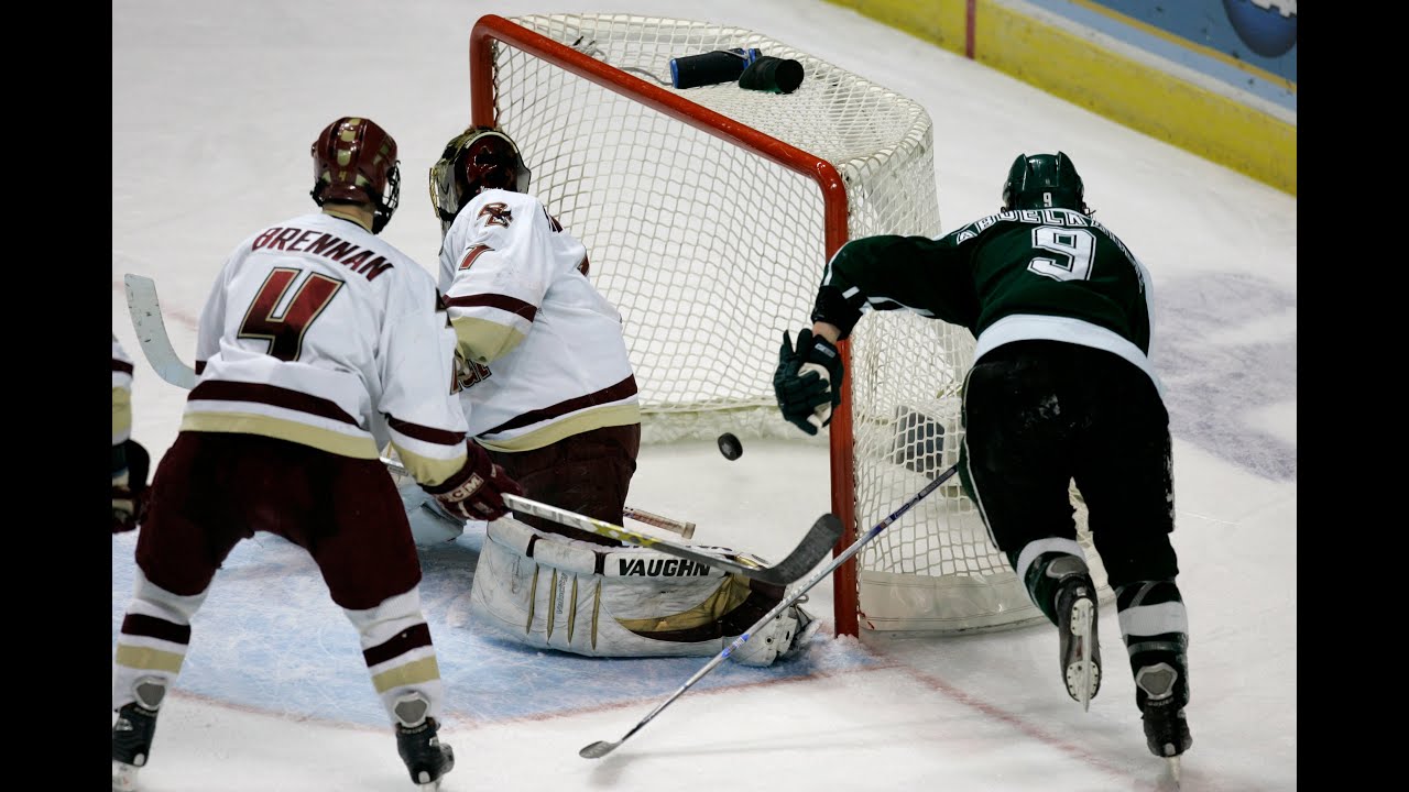 2007 NCAA Hockey National Championship Michigan State vs Boston College